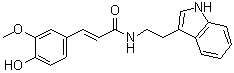 N-阿魏酰基色胺分子结构 (CAS 53905-13-8)