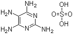 structure of CAS# 5392-28-9, 2,4,5,6-Tetraaminopyrimidine sulfate;Pyrimidinetetrayltetraamine sulphate