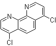 结构式 CAS# 5394-23-0, 4,7-二氯-1,10-菲咯啉