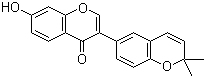 结构式 CAS# 53947-92-5, 榛仁球蛋白; 补骨脂宁