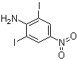 2,6-Diiodo-4-nitroaniline molecular structure (CAS 5398-27-6)