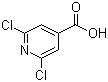 结构式 CAS# 5398-44-7, 2,6-二氯异烟酸