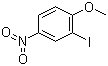 结构式 CAS# 5399-03-1, 2-碘-4-硝基苯甲醚