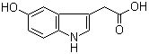 structure of CAS# 54-16-0, 5-Hydroxyindoleacetic acid;5-Oxyindoleacetic acid; NSC 90432; 5-HIAA; 5-Hydroxy-1H-indole-3-acetic acid
