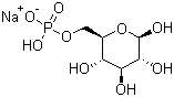 D-葡萄糖-6-磷酸钠盐分子结构 (CAS 54010-71-8)