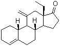 13-Ethyl-11-methylenegon-4-en-17-one molecular structure (CAS 54024-21-4)