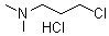structure of CAS# 5407-04-5, 3-Dimethylaminopropylchloride hydrochloride;3-Chloropropyldimethylammonium chloride; 3-Chloro-N,N-dimethylpropylamine hydrochloride; DMPC