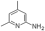 structure of CAS# 5407-87-4, 2-Amino-4,6-dimethylpyridine;6-Amino-2,4-lutidine