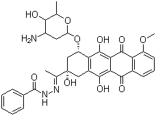 Zorubicin molecular structure (CAS 54083-22-6)