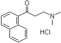 结构式 CAS# 5409-58-5, 3-二甲基氨基-1-(萘-1-基)-1-丙酮盐酸盐