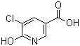5-氯-6-羟基烟酸分子结构 (CAS 54127-63-8)
