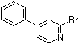 2-溴-4-苯基吡啶分子结构 (CAS 54151-74-5)