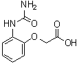 2-[2-[(Aminocarbonyl)amino]phenoxy]acetic acid molecular structure (CAS 5416-09-1)