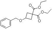 3-苄氧基环丁烷-1,1-二甲酸二乙酯分子结构 (CAS 54166-15-3)