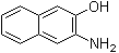 structure of CAS# 5417-63-0, 2-Amino-3-hydroxynaphthalene;2-Amino-3-naphthol; 3-Amino-2-hydroxynaphthalene; 3-Amino-2-naphthol; 3-Amino-beta-naphthol; 3-Hydroxy-2-aminonaphthalene; 3-Hydroxy-2-naphthylamine; NSC 7941