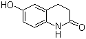 structure of CAS# 54197-66-9, 6-Hydroxy-2(1H)-3,4-dihydroquinolinone;3,4-Dihydro-6-hydroxycarbostyril-2(1H)quinolinone; 6-Hydroxy-3,4-dihydro-2(1H)-quinolinone