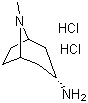 3-内型-8-甲基-8-氮杂双环[3.2.1]辛-3-胺二盐酸盐分子结构 (CAS 5424-16-8)