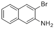 3-Bromonaphthalen-2-amine molecular structure (CAS 54245-33-9)