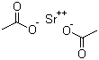 structure of CAS# 543-94-2, Strontium acetate