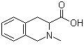 structure of CAS# 54329-54-3, 1,2,3,4-Tetrahydro-2-methyl-3-isoquinolinecarboxylic acid