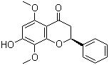7-Hydroxy-5,8-dimethoxyflavanone molecular structure (CAS 54377-24-1)