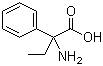 2-氨基-2-苯基丁酸分子结构 (CAS 5438-07-3)