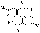 4,4'-Dichlorodiphenic acid molecular structure (CAS 54389-65-0)