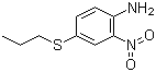 2-Nitro-4-(propylthio)aniline molecular structure (CAS 54393-89-4)