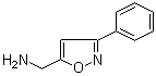 结构式 CAS# 54408-35-4, (3-苯基异恶唑-5-基)甲胺