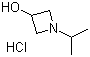 结构式 CAS# 54431-32-2, 1-异丙基氮杂环丁烷-3-醇盐酸盐