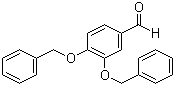 3,4-二苄氧基苯甲醛分子结构 (CAS 5447-02-9)