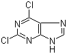 结构式 CAS# 5451-40-1, 2,6-二氯嘌呤