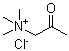 Acetonyltrimethylammonium chloride molecular structure (CAS 54541-46-7)