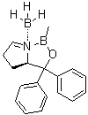 (3aR)-1-Methyl-3,3-diphenyltetrahydropyrrolo[1,2-c][1,3,2]oxazaborole borane complex molecular structure (CAS 545435-36-7)