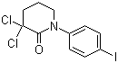 structure of CAS# 545445-10-1, 3,3-Dichloro-1-(4-iodophenyl)piperidin-2-one