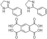 均苯四甲酸 4,5-二氢-2-苯基-1H-咪唑 (1:2)分子结构 (CAS 54553-91-2)