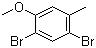 2,4-Dibromo-5-methoxytoluene molecular structure (CAS 5456-94-0)