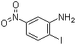 结构式 CAS# 5459-50-7, 2-碘-5-硝基苯胺