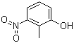 结构式 CAS# 5460-31-1, 2-甲基-3-硝基苯酚; 2-羟基-6-硝基甲苯