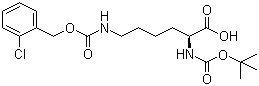 N-Boc-N'-(2-chlorobenzyloxycarbonyl)-L-lysine molecular structure (CAS 54613-99-9)