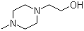 1-(2-Hydroxyethyl)-4-methylpiperazine molecular structure (CAS 5464-12-0)