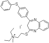Tibezonium iodide molecular structure (CAS 54663-47-7)