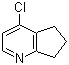 结构式 CAS# 54664-55-0, 4-氯-6,7-二氢-5H-环戊二烯并[b]吡啶