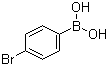 structure of CAS# 5467-74-3, 4-Bromophenylboronic acid;4-Bromobenzeneboronic acid