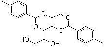 二对甲基苄叉山梨醇分子结构 (CAS 54686-97-4)