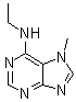 N-乙基-7-甲基-7H-嘌呤-6-胺分子结构 (CAS 5470-51-9)