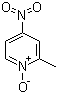 structure of CAS# 5470-66-6, 4-Nitro-2-picoline N-oxide;2-Methyl-4-nitropyridine 1-oxide