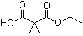 结构式 CAS# 5471-77-2, 2,2-二甲基丙二酸单乙酯