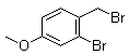 2-Bromo-4-methoxybenzyl bromide molecular structure (CAS 54788-18-0)