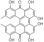 结构式 CAS# 548-03-8, 原金丝桃素